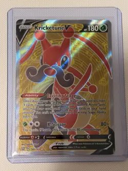 Kricketune V 142/163 Full Art - Swsh05: Battle Styles Pokemon - NM - Image 1