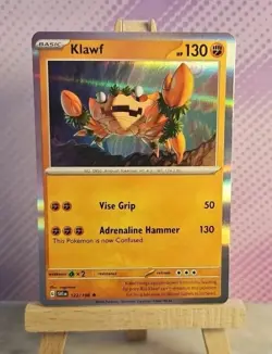 Pokemon TCG: Klawf (Holo) 122/198 - Scarlet & Violet - NM Condition - Image 1