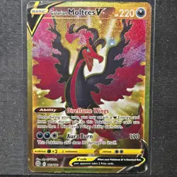 Galarian Moltres V - 183/172 - Pokemon Brilliant Stars Sword Shield Secret HP - Image 1