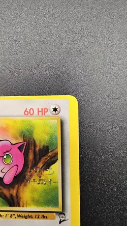 Pokemon TCG - Jigglypuff - 77/130 - Common - Base Set 2 MISCUT ERROR - Image 3