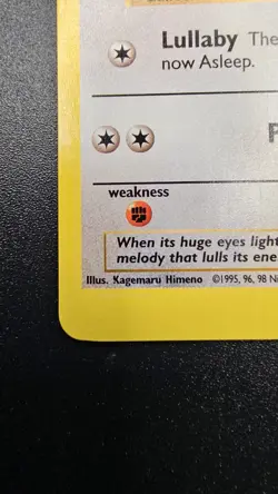 Pokemon TCG - Jigglypuff - 77/130 - Common - Base Set 2 MISCUT ERROR - Image 5