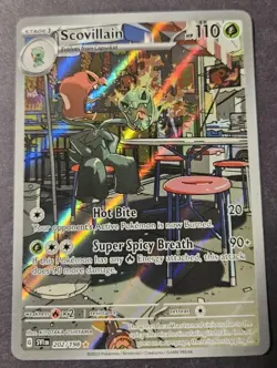 Scovillain 202/198 Pokemon TCG SV01: Scarlet & Violet Base Illustration Rare NM - Image 1