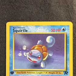 Squirtle 68/82 Team Rocket 1st Edition Common 2000 Wizards Pokemon TCG - Image 2