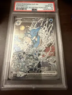 2024 Pokemon Svp En-Sv Black Star Promo #131 Kingdra Ex PSA 10 Gem Mint - Image 1