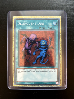 Delinquent Duo LCKC-EN101 - Secret Rare - Legendary Collection Kaiba - NM - Image 1