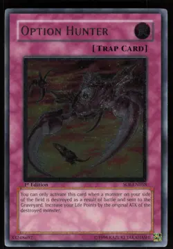 Option Hunter (UTR) SOI-EN058 Ultimate Rare 1st Edition Yu-Gi-Oh - Image 1