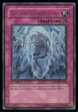 Grave of the Super Ancient Organism RGBT-EN078 Ultra Rare 1st Edition Yu-Gi-Oh - Image 1