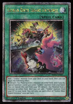 Goblin Biker Grand Entrance (Quarter Century Secret Rare) PHNI-EN061 Yu-Gi-Oh - Image 1