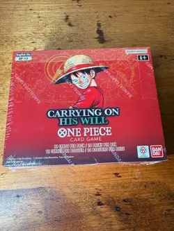 One Piece OP-13 TCG Carrying On His Will Booster Box English SEALED 1st Print - Image 1