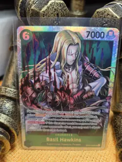 Basil Hawkins OP07-029 SR 500 Years in the Future Holo Foil One Piece OP - Image 1
