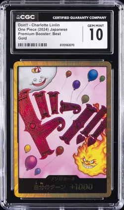 2024 ONE PIECE JAPANESE DON!! - CHARLOTTE LINLIN CGC 10 GEM MINT - Image 1