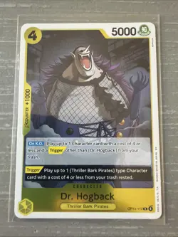 Dr. Hogback One Piece OP14 The Azure Sea's Seven Rare #110 - Image 1