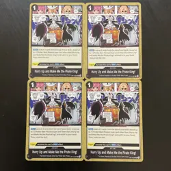One Piece Hurry Up and Make Me the Pirate King! OP14-097 Event English x4 - Image 1