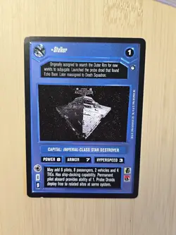 Star Wars CCG Hoth D/S Limited BB Unplayed Card Stalker Star Destroyer - Image 1