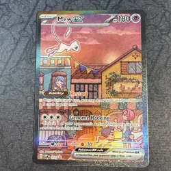 Mew ex 053 Sv: Scarlet & Violet Black Star Promo Cards Holo Pokemon - Image 1