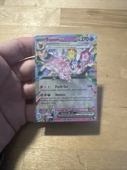 Pokemon TCG Espeon EX Double Rare Prismatic Card 034/131 - Image 2