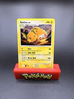 Raichu 8/100 Diamond & Pearl Stormfront Holo Rare Pokemon TCG Card NM - Image 1