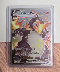 Charizard VMAX SV107/SV122 Shining Fates Shiny Holo Rare Holo Pokemon Card - Image 2