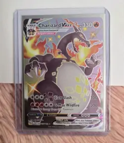Charizard VMAX SV107/SV122 Shining Fates Shiny Holo Rare Holo Pokemon Card - Image 5