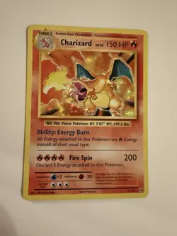 Charizard 11/108 Holo Rare XY Evolutions Pokemon Card Base Set Artwork MP - Image 1