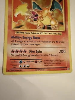 Charizard 11/108 Holo Rare XY Evolutions Pokemon Card Base Set Artwork MP - Image 5
