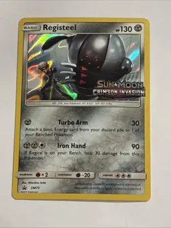 Registeel - (Prerelease) SM75 Sm Holo Pokemon TCG NM Awesome Promo Card! 🔥🔥 - Image 1
