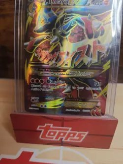 Pokemon M Lucario EX Alternate Art Promos Card 55a/111 Mega - Image 3