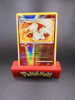 Pokemon TCG Ninetales 32/123 Reverse Holo Rare Card Mysterious Treasures NM! - Image 1