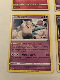Lot Of 7 Clefairy And Clefable Pokemon Cards - Image 3