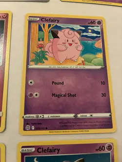 Lot Of 7 Clefairy And Clefable Pokemon Cards - Image 5