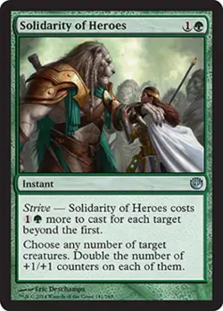 MTG - Solidarity of Heroes - Journey into Nyx - Light Play - Normal - Image 1