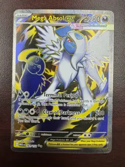 Mega Absol ex 161/132 Ultra Rare Mega Evolutions Pokemon Card NM - Image 1