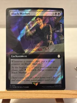 Black Market (Extended Art) (Surge Foil) Universes Beyond: Fallout Foil - Image 1