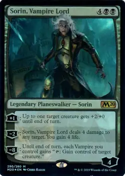 Sorin Vampire Lord - Foil - MtG Core 2020 - M290 NM 2020 - Image 1