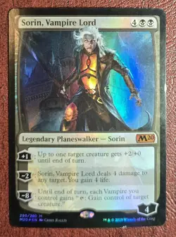 Sorin Vampire Lord - Foil - MtG Core 2020 - M290 NM 2020 - Image 2