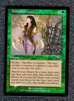 MTG Primal Growth PLANESHIFT common Foil Unplayed Near Mint - Image 1