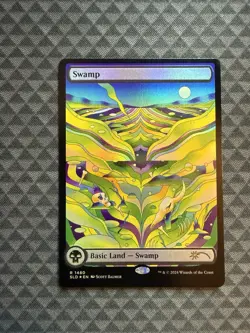 MTG Swamp #1480 Rainbow Foil Rare Secret Lair Drop Series (SLD) - Image 1