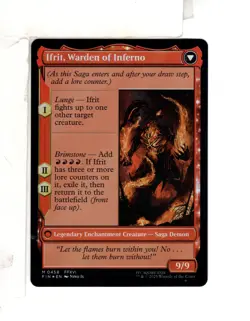 MTG SkeenAB Clive Ifrit's Dominant (0458) BORDERLESS FOIL from FIN. NM. - Image 2