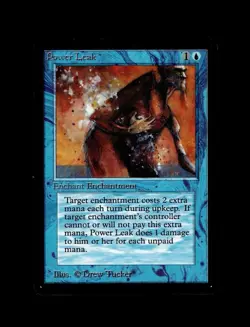 Magic the Gathering POWER LEAK Beta MTG - Image 1