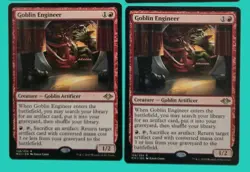 x2 Goblin Engineer – Modern Horizons (MH1) Rare Lot of 2 NM MTG - Image 1