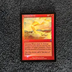 MTG Volcanic Wind MERCADIAN MASQUES uncommon Foil Unplayed Near Mint - Image 3