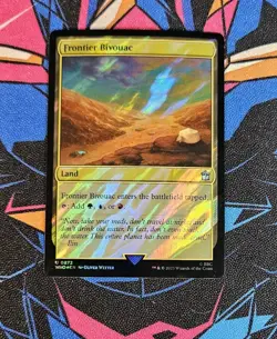 Frontier Bivouac NM Surge Foil MTG Universes Beyond: Doctor Who Unplayed Magic - Image 1