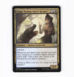 Foggy Swamp Spirit Keeper U MTG Avatar: The Last Airbender 222 NM - Image 1