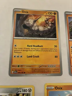 Lot Of 5 Onix and Steelix Pokemon Cards - Image 4