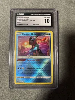 Radiant Greninja 046/189 - Astral Radiance - Pokemon Card TCG - CGC Gem Mint 10 - Image 1