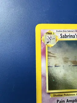 Pokemon Sabrina's Gengar 14/132 Gym Challenge Holo Rare Card *SWIRL* - Image 3