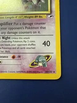 Pokemon Sabrina's Gengar 14/132 Gym Challenge Holo Rare Card *SWIRL* - Image 5