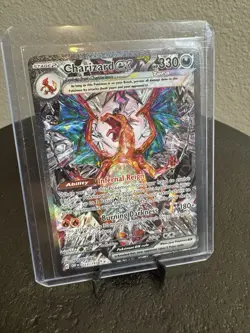 Pokemon Charizard ex Full Art Holo Special Illustration Rare 223/197 Obsidian F… - Image 1