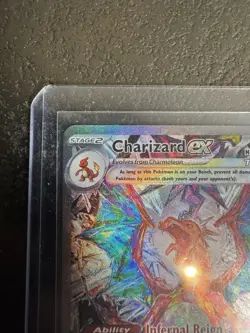 Pokemon Charizard ex Full Art Holo Special Illustration Rare 223/197 Obsidian F… - Image 3