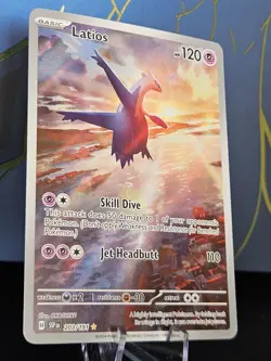 🌟 Latios 203/191 Pokemon SV08 Surging Sparks - Illustration Rare Holo Foil - NM - Image 2